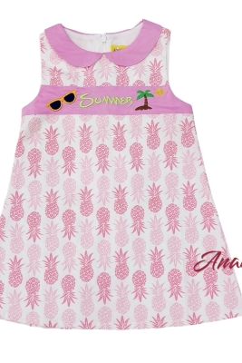 Đầm Sát Nách Cổ Sen Summer