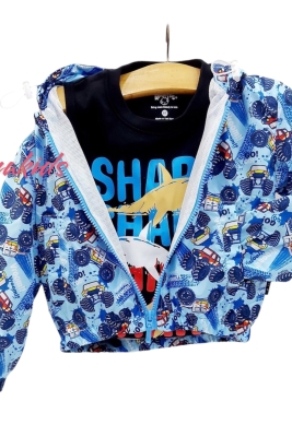 Áo Khoác Dù Bông Xe Lớn Vroom