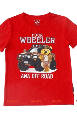 Áo Thun 4 Chiều Gấu Xe Four Wheeler