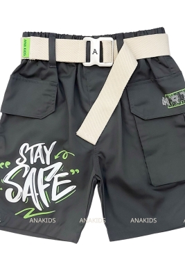 Quần Kaki Short 1 Túi Xếp 2 Nắp + Nịt