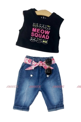 Quần Jeans Lửng 4 Nút 