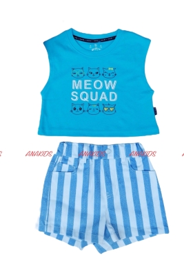 Áo Thun 4 Chiều Sát Nách 6 Meow Squad