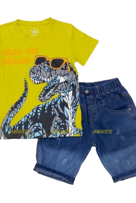 Áo Thun 4 Chiều Khủng Long Đeo Kính