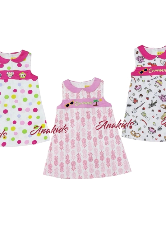 Đầm Sát Nách Cổ Sen Summer