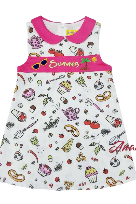 Đầm Sát Nách Cổ Sen Summer
