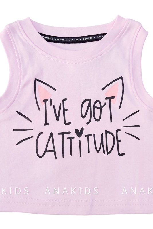 Áo Thun 3 Lỗ I'VE GOT CAT TITUDE