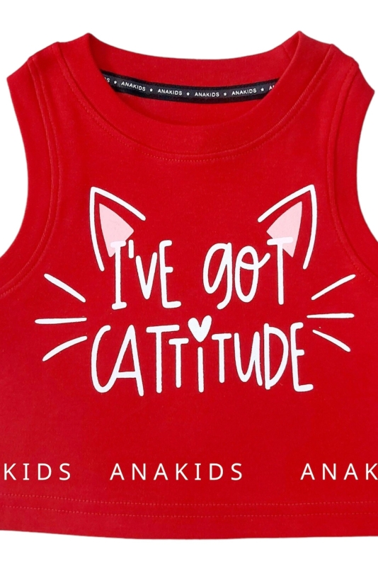 Áo Thun 3 Lỗ I'VE GOT CAT TITUDE