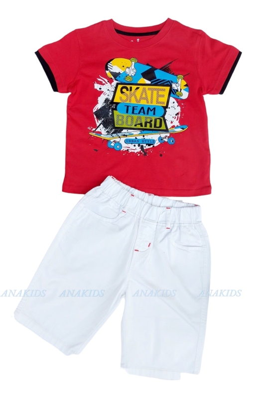 Áo Thun Tay Ngắn 2 Lướt Ván Skate team Board