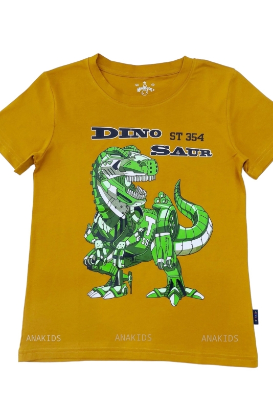 Áo Thun Tay Ngắn 4 Chiều Robot Dino Saur