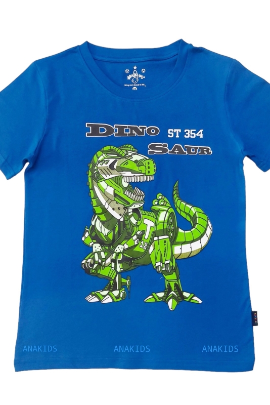 Áo Thun Tay Ngắn 4 Chiều Robot Dino Saur