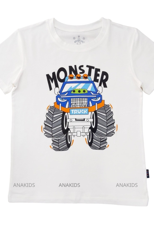 Áo thun 4 Chiều Xe Monster