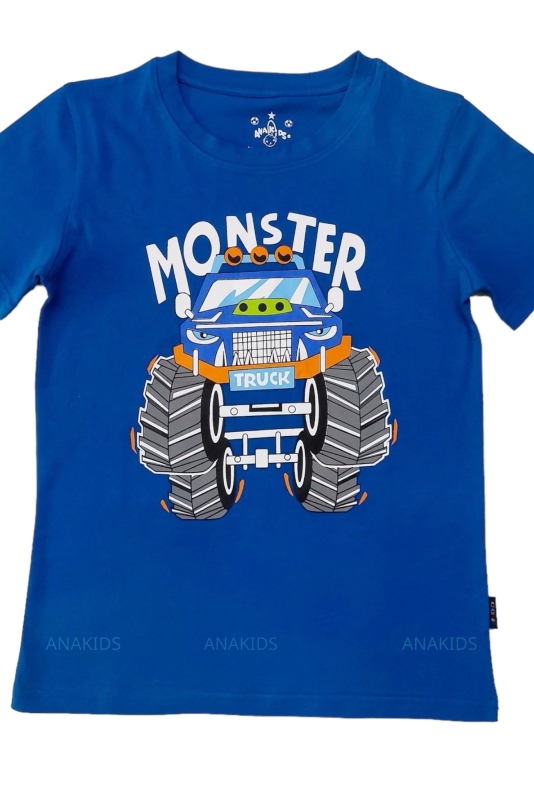 Áo thun 4 Chiều Xe Monster