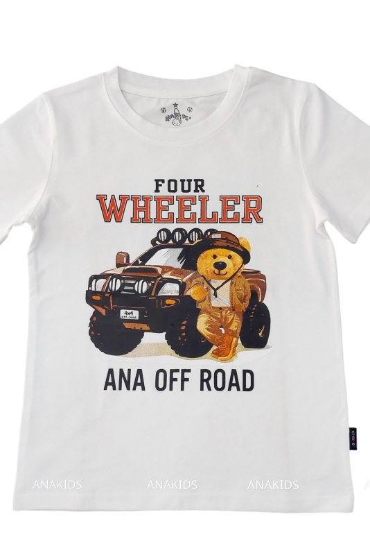 Áo Thun 4 Chiều Gấu Xe Four Wheeler