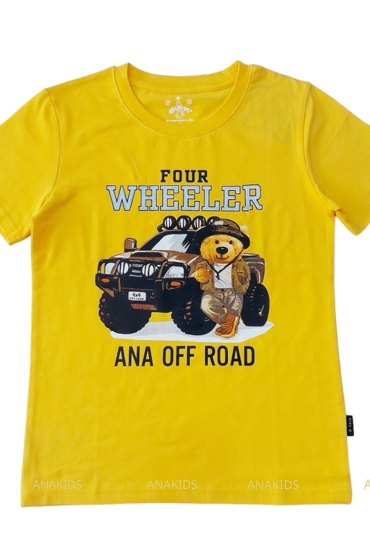 Áo Thun 4 Chiều Gấu Xe Four Wheeler