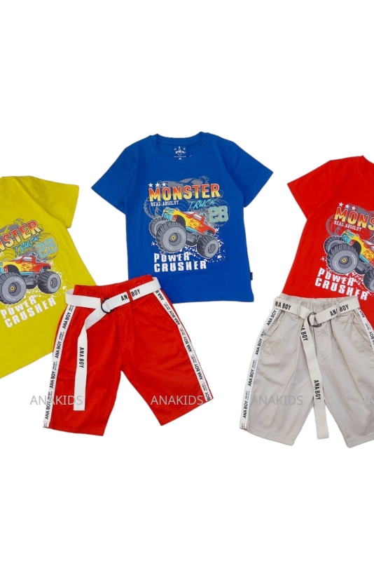 Áo Thun 4 Chiều Xe Monster Truck 28