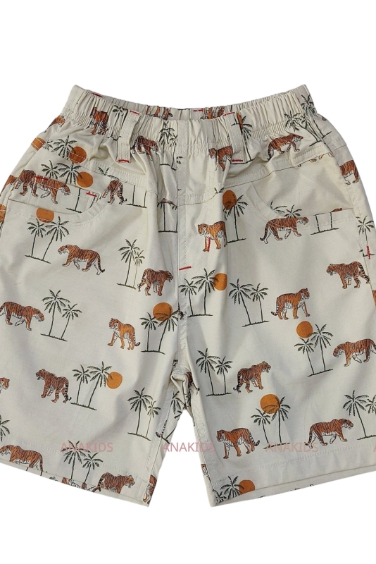 Quần Kaki Short Bông Nối Cúp Trước