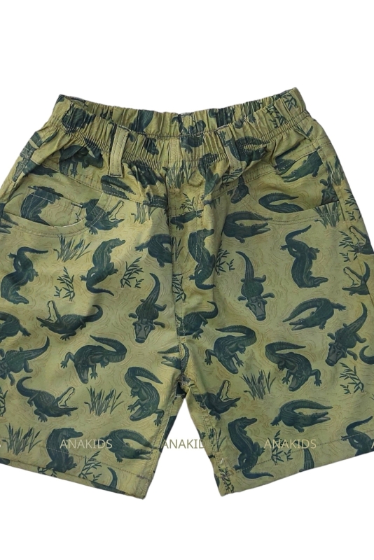 Quần Kaki Short Bông Nối Cúp Trước