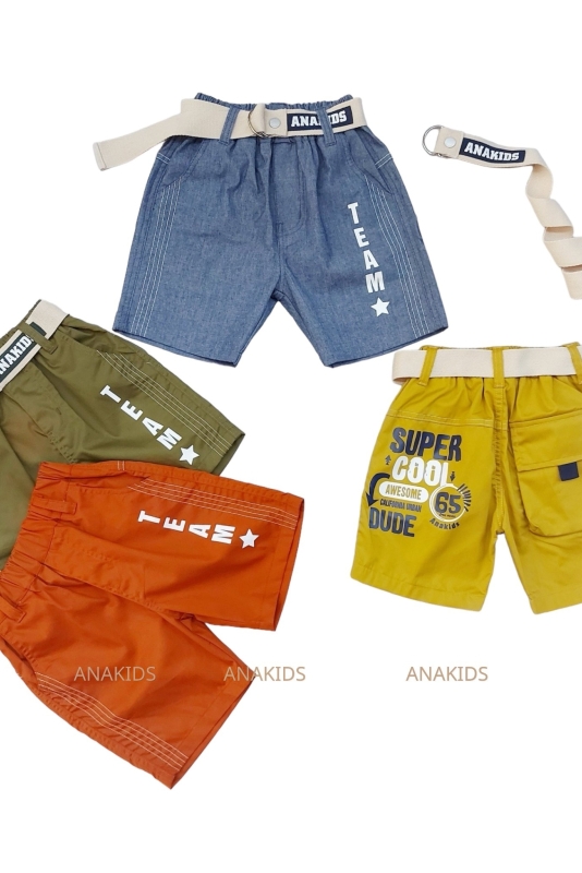 Quần Kaki Short 4 Chỉ Team Sao + Nịt