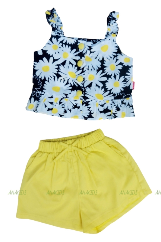 Bộ Kate Áo 2 Dây Thun Quần Short Nơ
