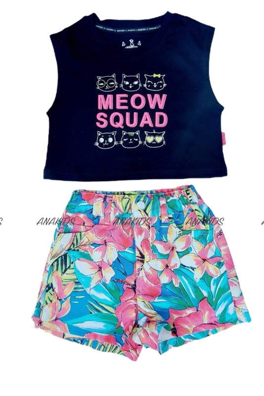 Áo Thun 4 Chiều Sát Nách 6 Meow Squad
