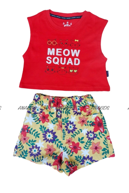 Áo Thun 4 Chiều Sát Nách 6 Meow Squad