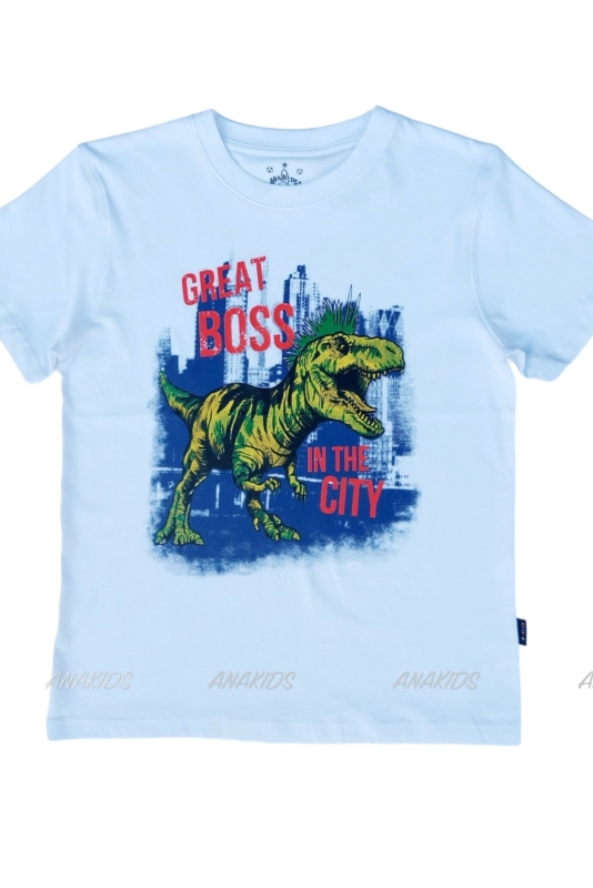Áo Thun Tay Ngắn Đại Khủng Long Great Boss