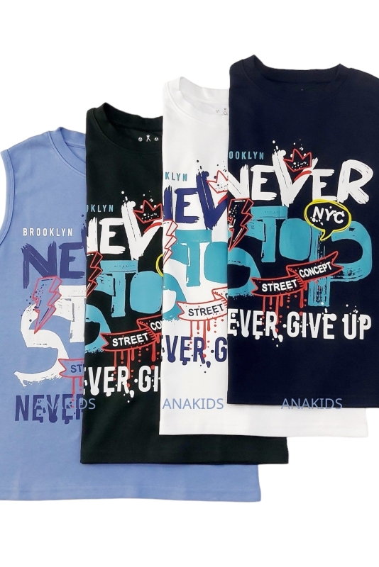 Áo Thun 4 Chiều Sát Nách Never Stop