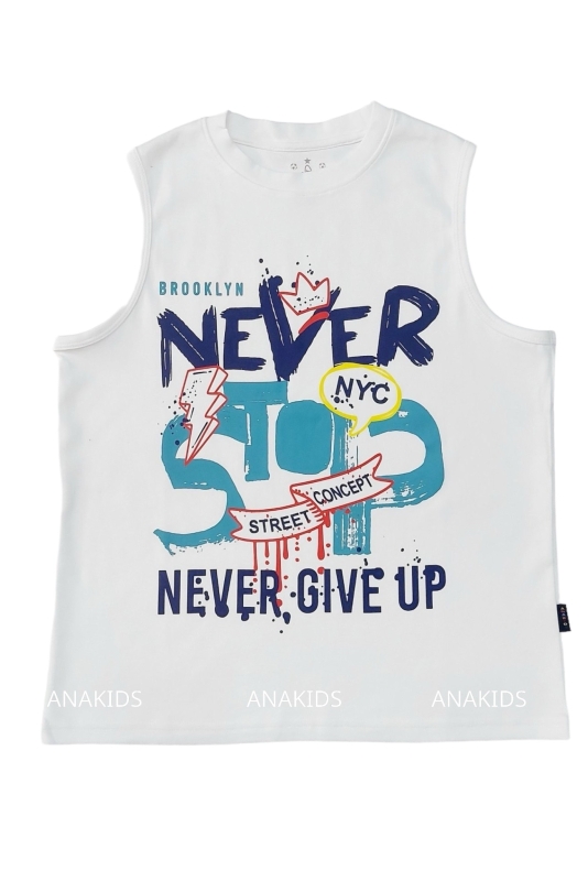 Áo Thun 4 Chiều Sát Nách Never Stop