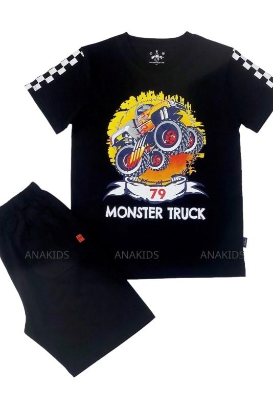 Bộ Thun Tay Ngắn Đại Xe 79 Monter Truck 