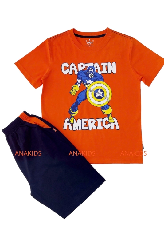 Bộ Thun Tay Ngắn BATMAN CAPTIAN AMERICA